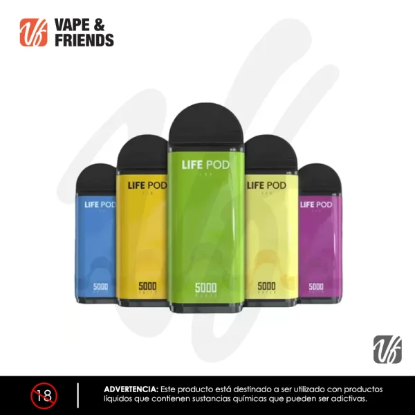 Life Pod Eco Cartuchos 8000 Puffs